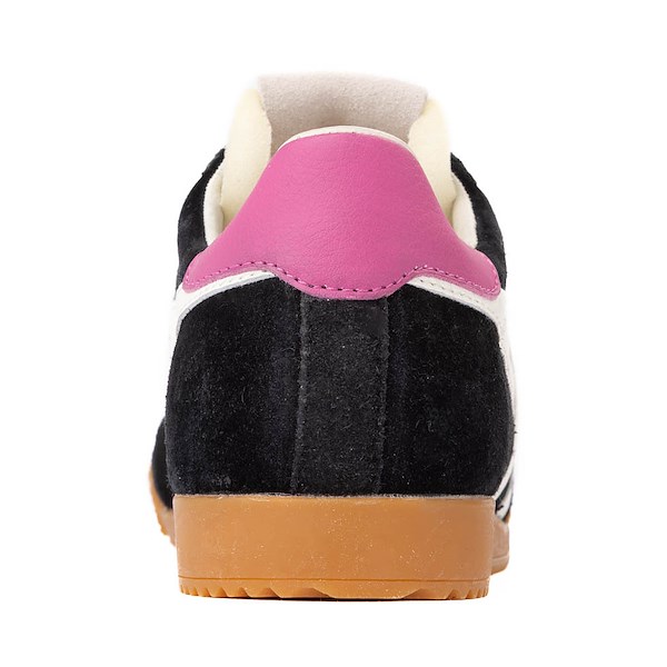 alternate view Womens Gola Classics Elan Sneaker - Black / Off White / FuchsiaALT4