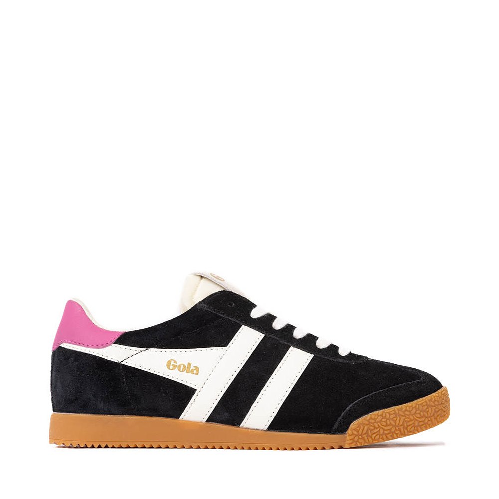Womens Gola Classics Elan Sneaker - Black / Off White / Fuchsia