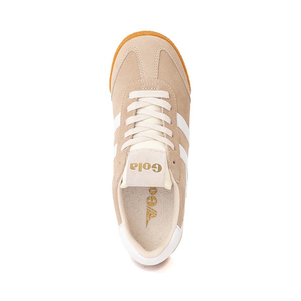 alternate view Womens Gola Classics Elan Sneaker - Bone / WhiteALT2