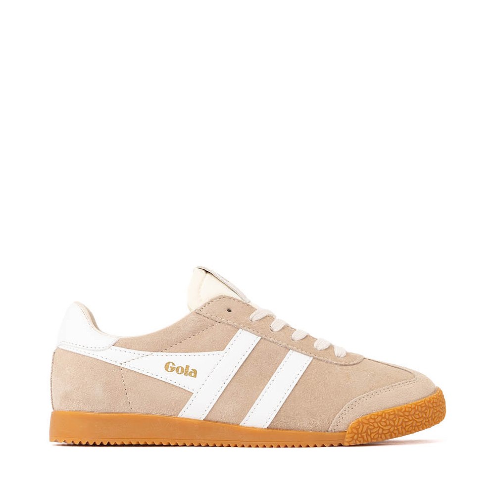Womens Gola Classics Elan Sneaker - Bone / White