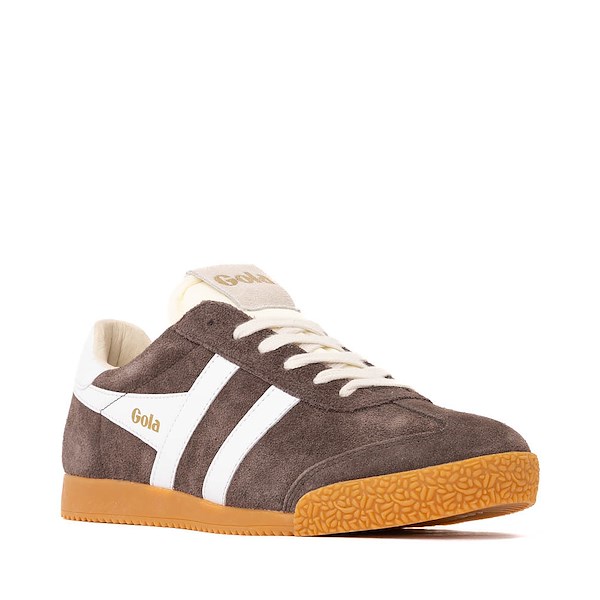 alternate view Womens Gola Classics Elan Sneaker - Mocha / WhiteALT5