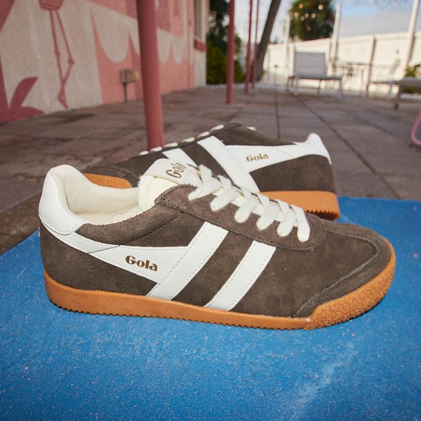 alternate view Womens Gola Classics Elan Sneaker - Mocha / WhiteHERO