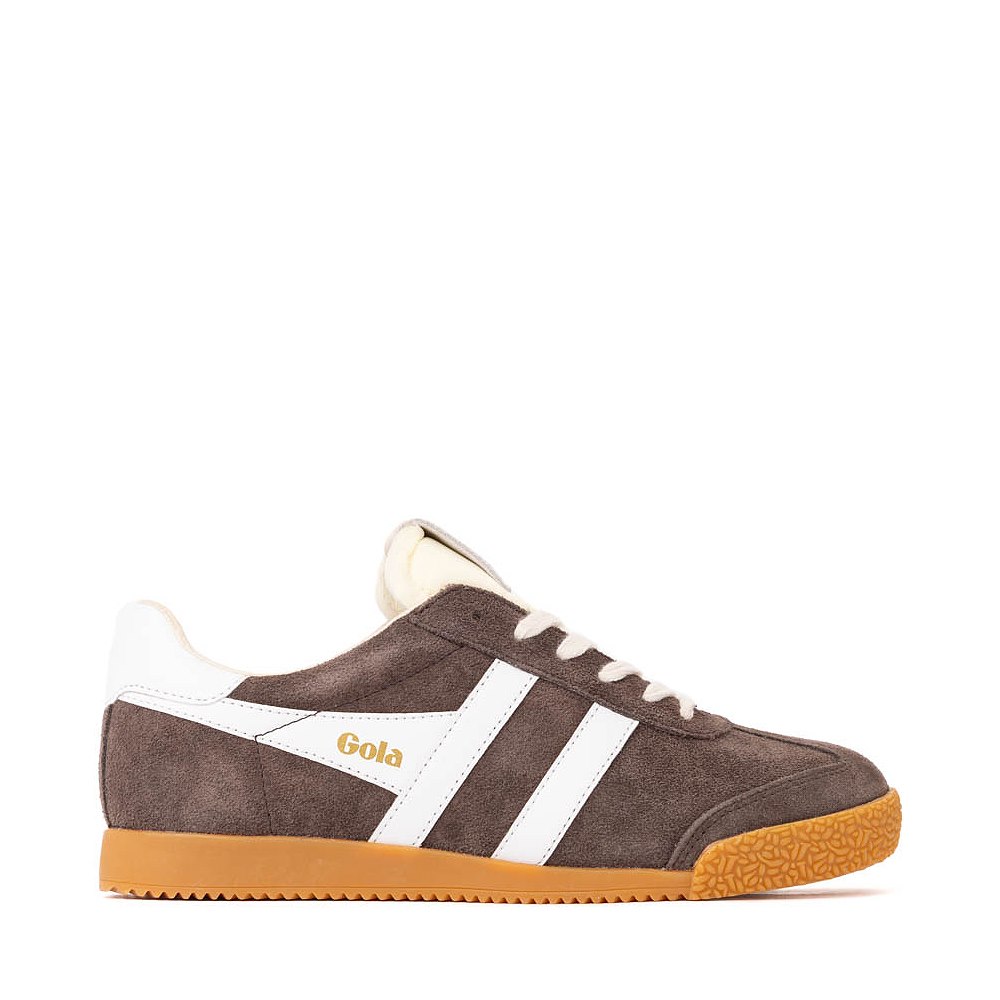 Womens Gola Classics Elan Sneaker - Mocha / White