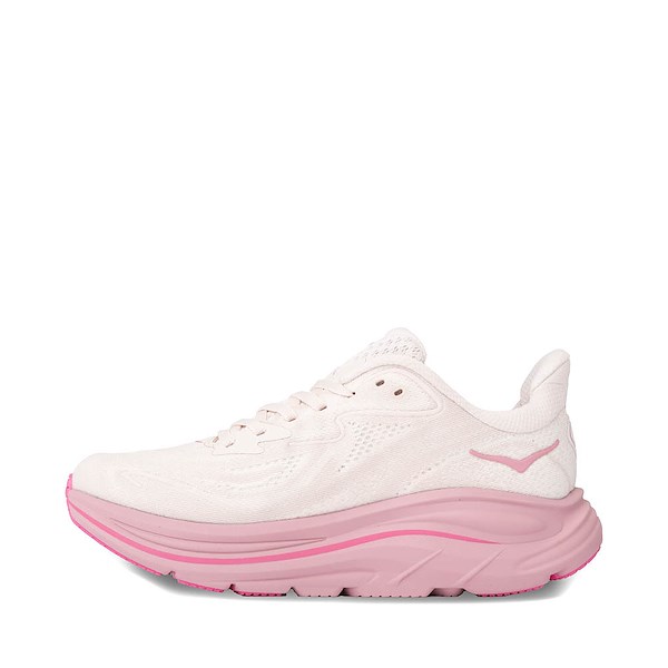 alternate view Womens HOKA Clifton 10 Athletic Shoe - Rose Cream / Dried RoseALT1