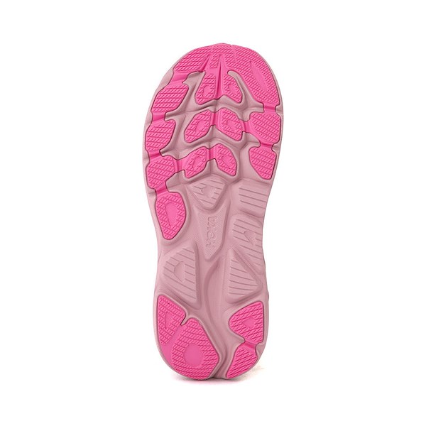 alternate view Womens HOKA Clifton 10 Athletic Shoe - Rose Cream / Dried RoseALT3