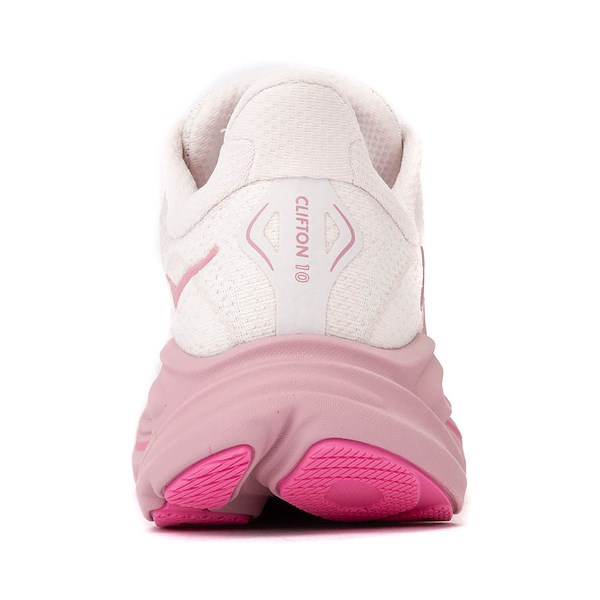 alternate view Womens HOKA Clifton 10 Athletic Shoe - Rose Cream / Dried RoseALT4