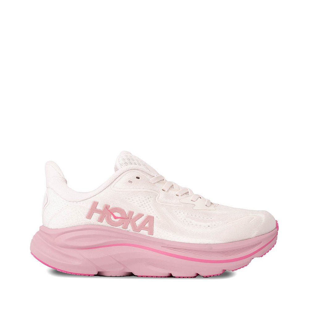 Womens HOKA Clifton 10 Athletic Shoe - Rose Cream / Dried Rose