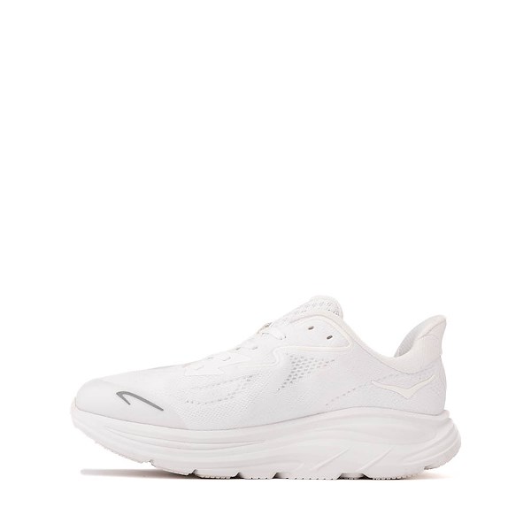 alternate view HOKA Clifton 10 Athletic Shoe - Little Kid - White / WhiteALT1