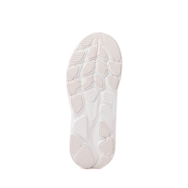 alternate view HOKA Clifton 10 Athletic Shoe - Little Kid - White / WhiteALT3