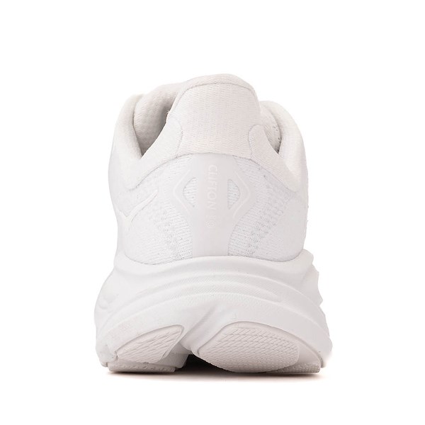 alternate view HOKA Clifton 10 Athletic Shoe - Little Kid - White / WhiteALT4