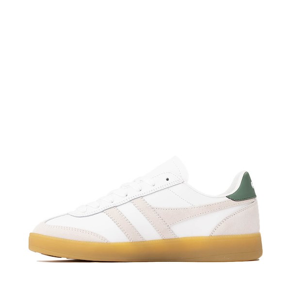 alternate view Womens Gola Classics Viper Leather Sneaker - White / White / Evergreen / GumALT1
