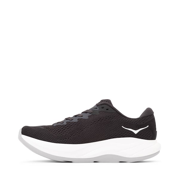 alternate view Mens HOKA Rincon 4 Athletic Shoe - Black / WhiteALT1