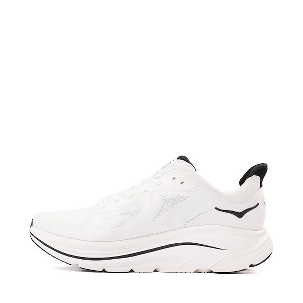 Mens HOKA Clifton 10 Athletic Shoe - White / Black