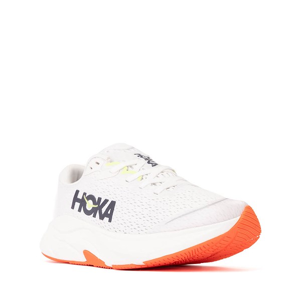 alternate view HOKA Rincon 4 Athletic Shoe - Big Kid - Frost / Neon YuzuALT5