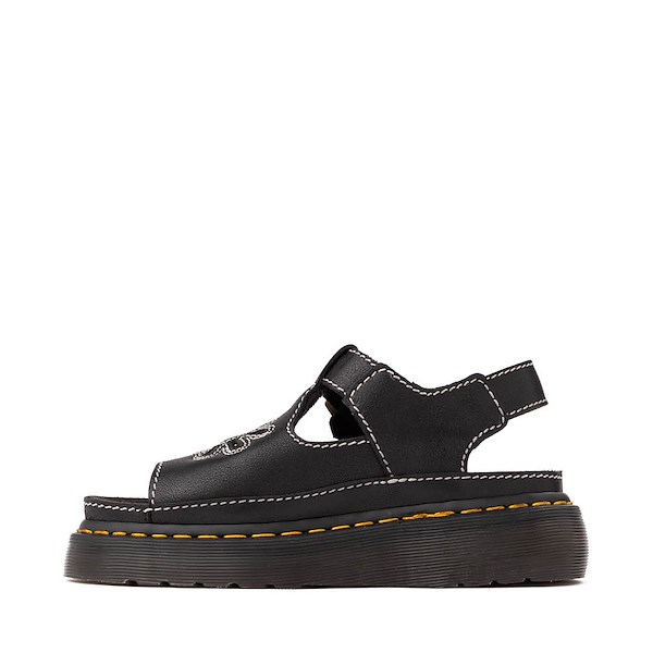 alternate view Womens Dr. Martens Dunnet Flower Sandal - BlackALT1