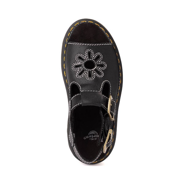 alternate view Womens Dr. Martens Dunnet Flower Sandal - BlackALT2