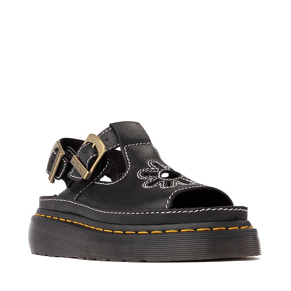 alternate view Womens Dr. Martens Dunnet Flower Sandal - BlackALT5