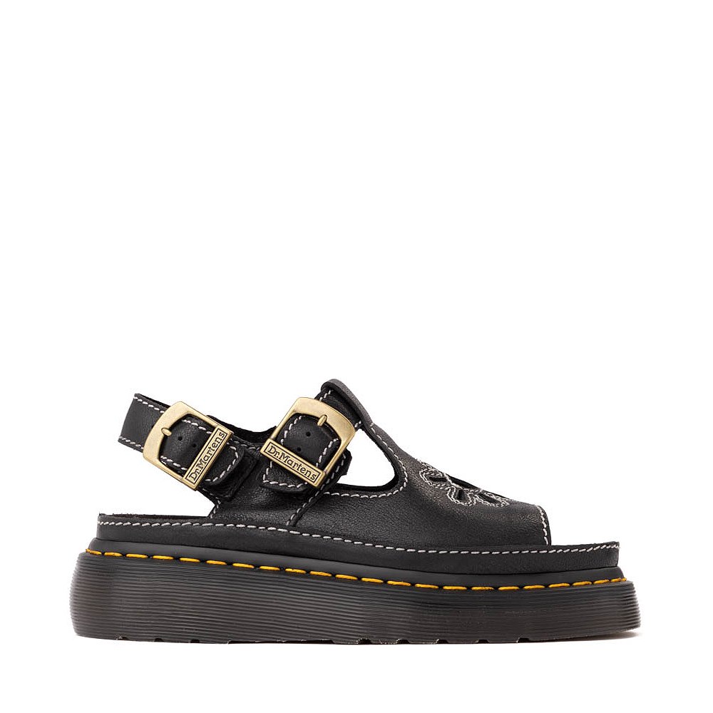 Womens Dr. Martens Dunnet Flower Sandal - Black