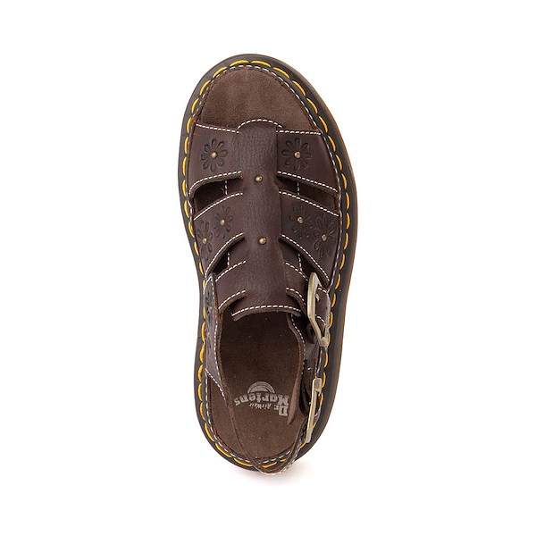 alternate view Dr. Martens Wrenlie Fisherman Sandal - Dark BrownALT2