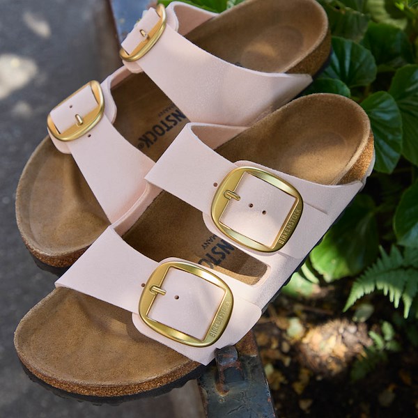 alternate view Womens Birkenstock Arizona Big Buckle Slide Sandal - Light RoseHERO