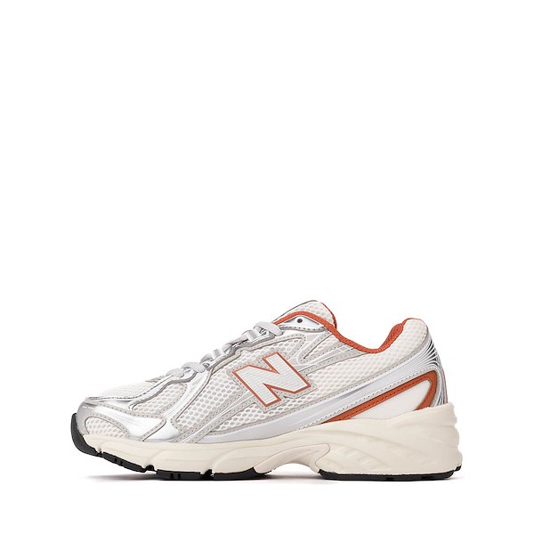 alternate view New Balance 740 Athletic Shoe - Big Kid - Silver Metallic / CinnamonALT1