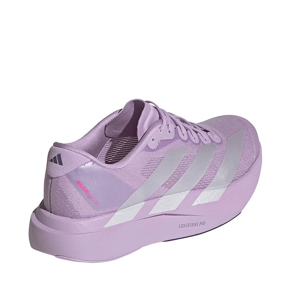alternate view Womens adidas Adizero EVO SL Athletic Shoe - Powder Plum / Zero Metallic / Shock PinkALT4