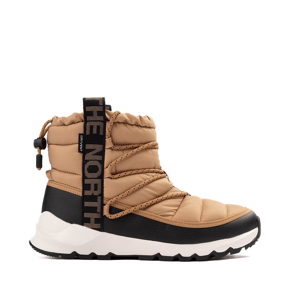Womens The North Face Thermoball&trade; Lace Boot - Almond Butter / TNF Black