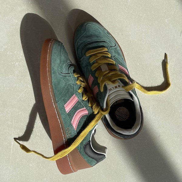 Womens Coolway GOAL Athletic Shoe - Green Forest