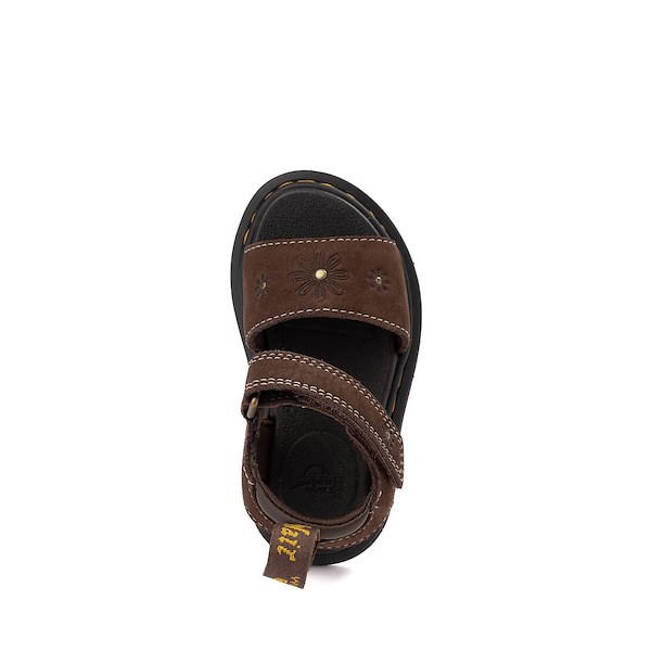 alternate view Dr. Martens Marlowe Sandal - Toddler - Dark BrownALT2