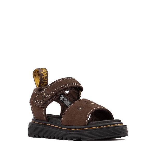 alternate view Dr. Martens Marlowe Sandal - Toddler - Dark BrownALT5