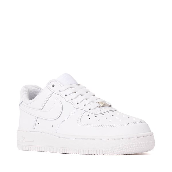 alternate view Womens Nike Air Force 1 '07 Athletic Shoe - White / White / White / WhiteALT5