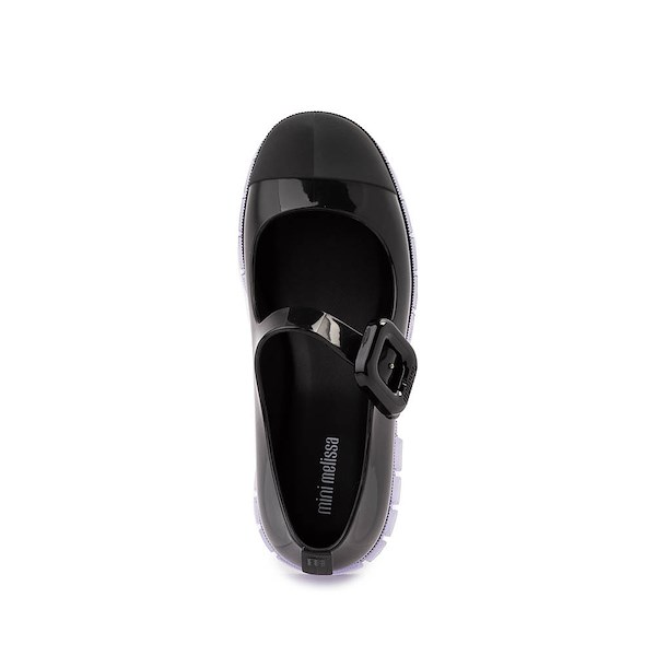 alternate view Mini Melissa June Mary Jane Loafer - Little Kid / Big Kid - Black / ClearALT2