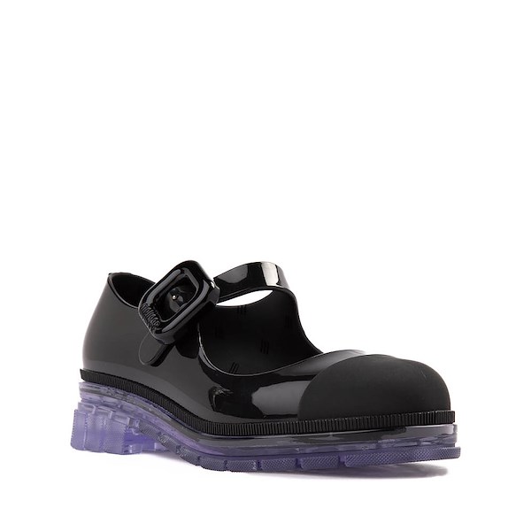 alternate view Mini Melissa June Mary Jane Loafer - Little Kid / Big Kid - Black / ClearALT5