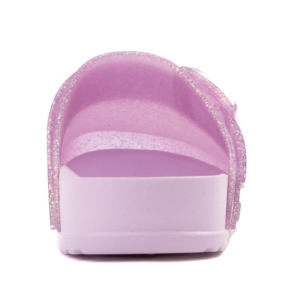 alternate view Mini Melissa Cozy Clog - Little Kid / Big Kid - Glitter LilacALT4