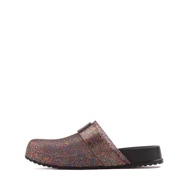 alternate view Mini Melissa Cozy Clog - Little Kid / Big Kid - Mixed Glitter / BlackALT1