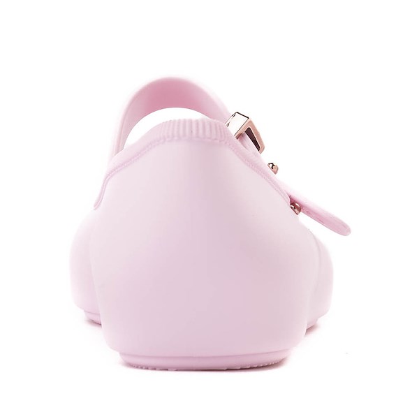 alternate view Mini Melissa Soft Ballerina Flat - Little Kid / Big Kid - PinkALT4