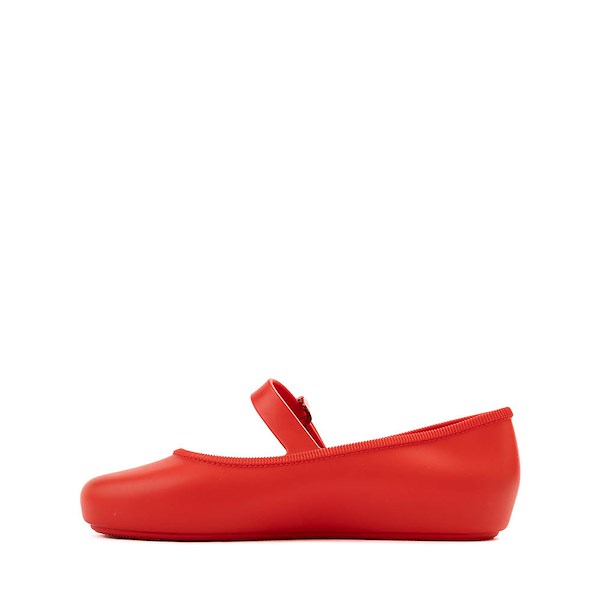 alternate view Mini Melissa Soft Ballerina Flat - Little Kid / Big Kid - RedALT1