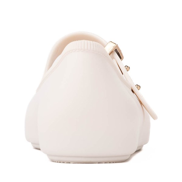 alternate view Mini Melissa Soft Ballerina Flat - Little Kid / Big Kid - CreamALT4