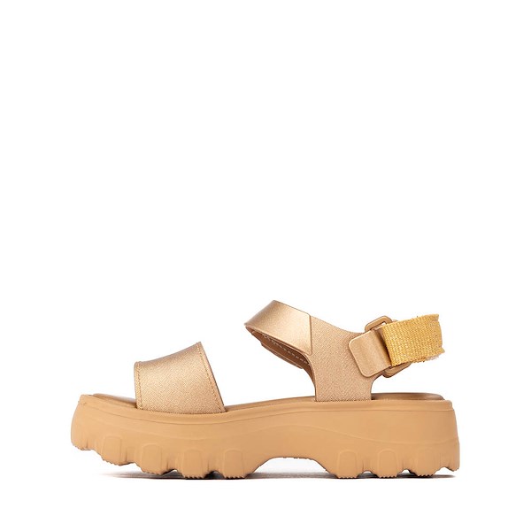alternate view Mini Melissa Kick Off Platform Sandal - Little Kid / Big Kid - GoldALT1