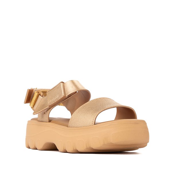 alternate view Mini Melissa Kick Off Platform Sandal - Little Kid / Big Kid - GoldALT5