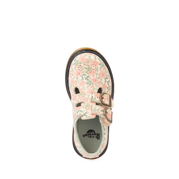 alternate view Dr. Martens 8065 Mary Jane Casual Shoe - Toddler - Cloud Cream / FloralALT2