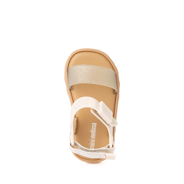 alternate view Mini Melissa Kick Off Sandal - Toddler / Little Kid - WhiteALT2