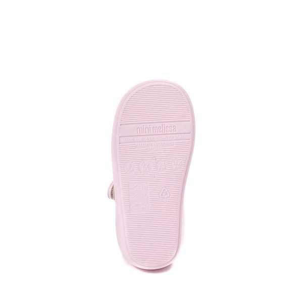 alternate view Mini Melissa Soft Ballerina Flat - Toddler / Little Kid - PinkALT3