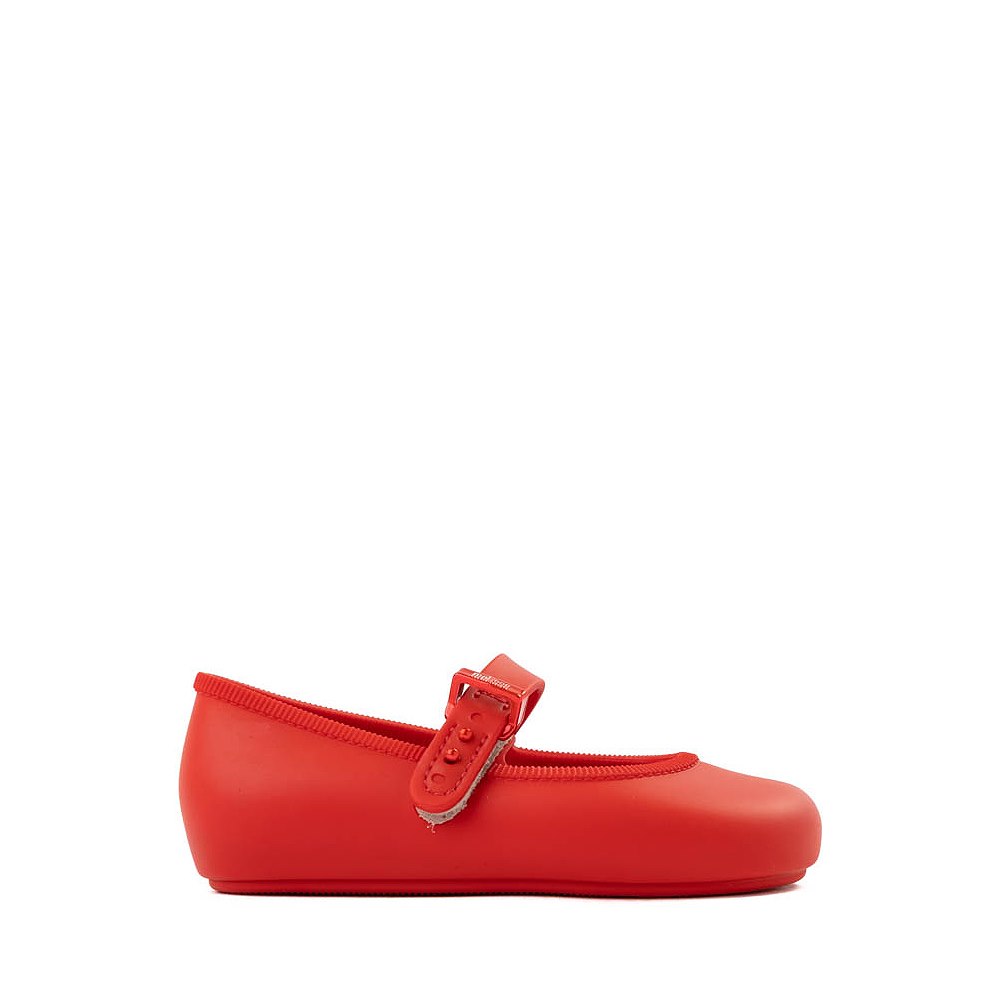 Mini Melissa Soft Ballerina Flat - Toddler / Little Kid - Red