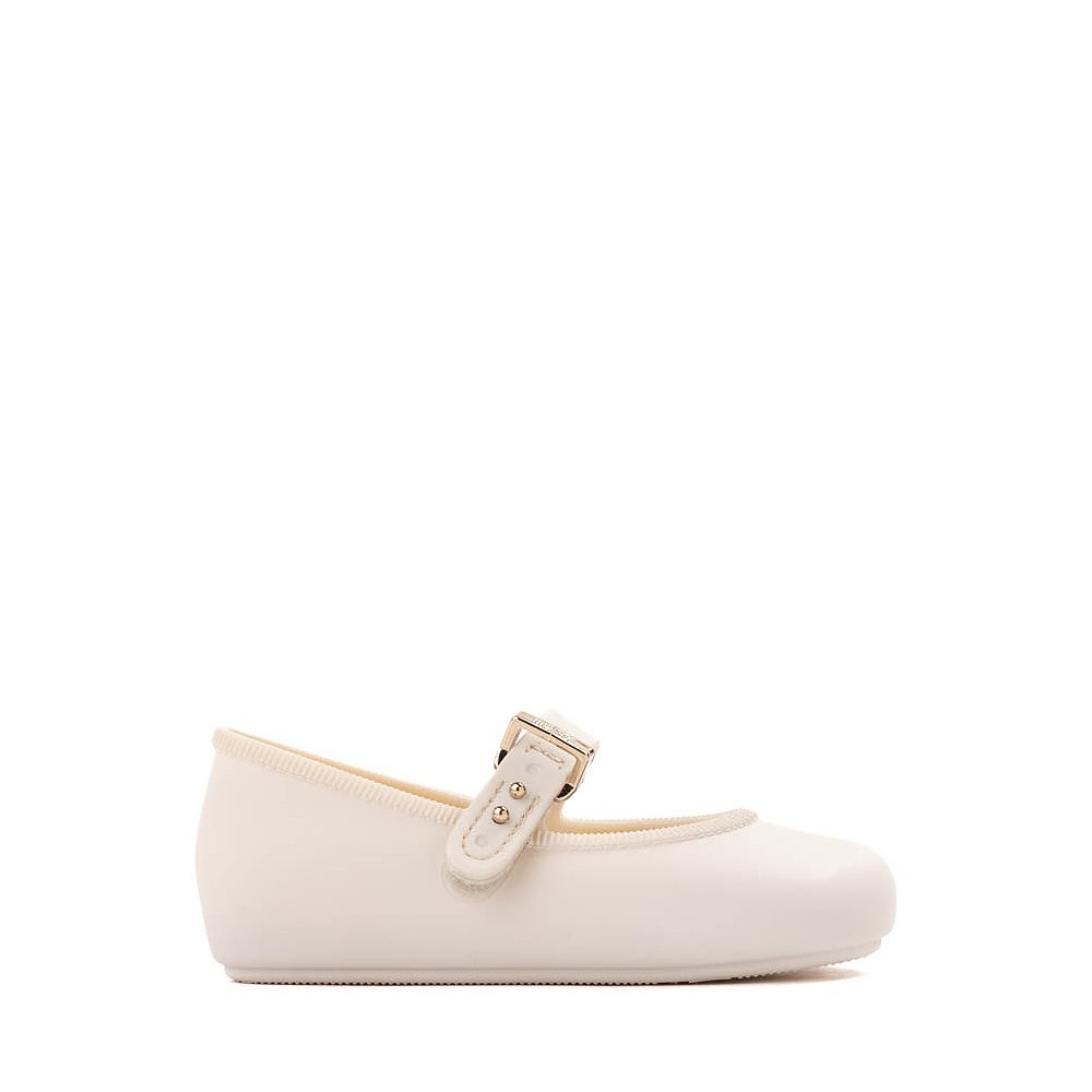 Mini Melissa Soft Ballerina Flat - Toddler / Little Kid - Cream