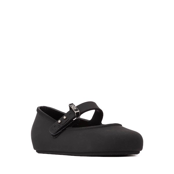 alternate view Mini Melissa Soft Ballerina Flat - Toddler / Little Kid - BlackALT5
