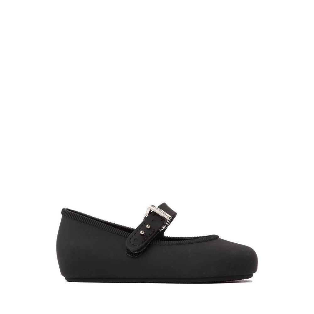 Mini Melissa Soft Ballerina Flat - Toddler / Little Kid - Black