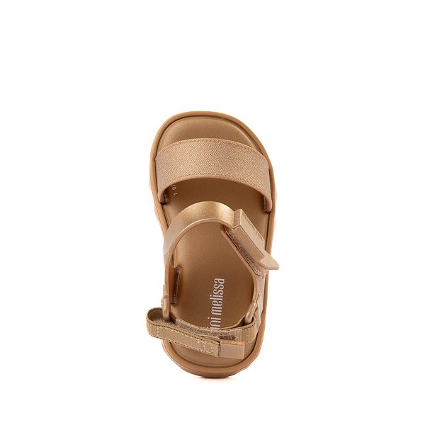 alternate view Mini Melissa Kick Off Sandal - Toddler / Little Kid - GoldALT2