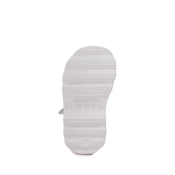 alternate view Mini Melissa Kick Off Sandal - Toddler / Little Kid - SilverALT3