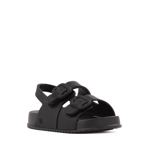 alternate view Mini Melissa Cozy Sandal - Toddler / Little Kid - BlackALT5